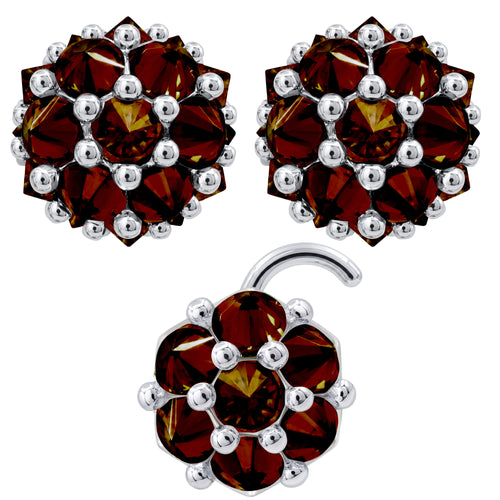 Earrings Nose Stud Set