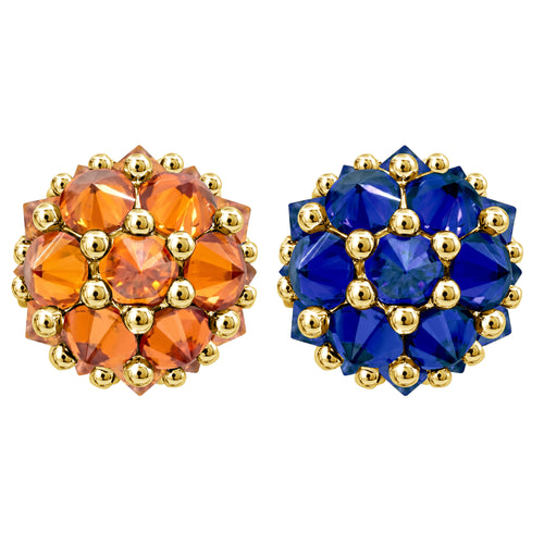 Pompom Flowers Earrings