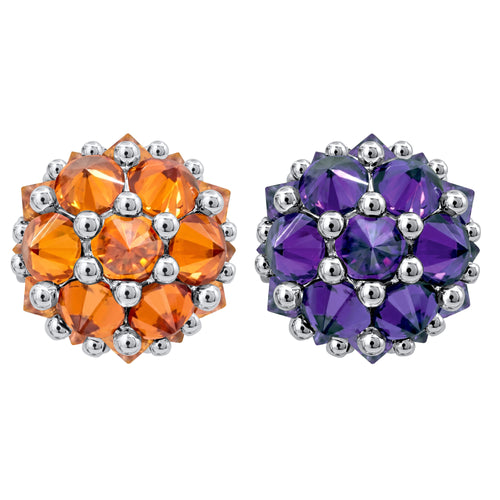 Pompom Flowers Earrings