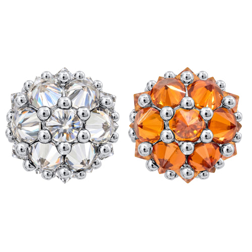 Pompom Flowers Earrings