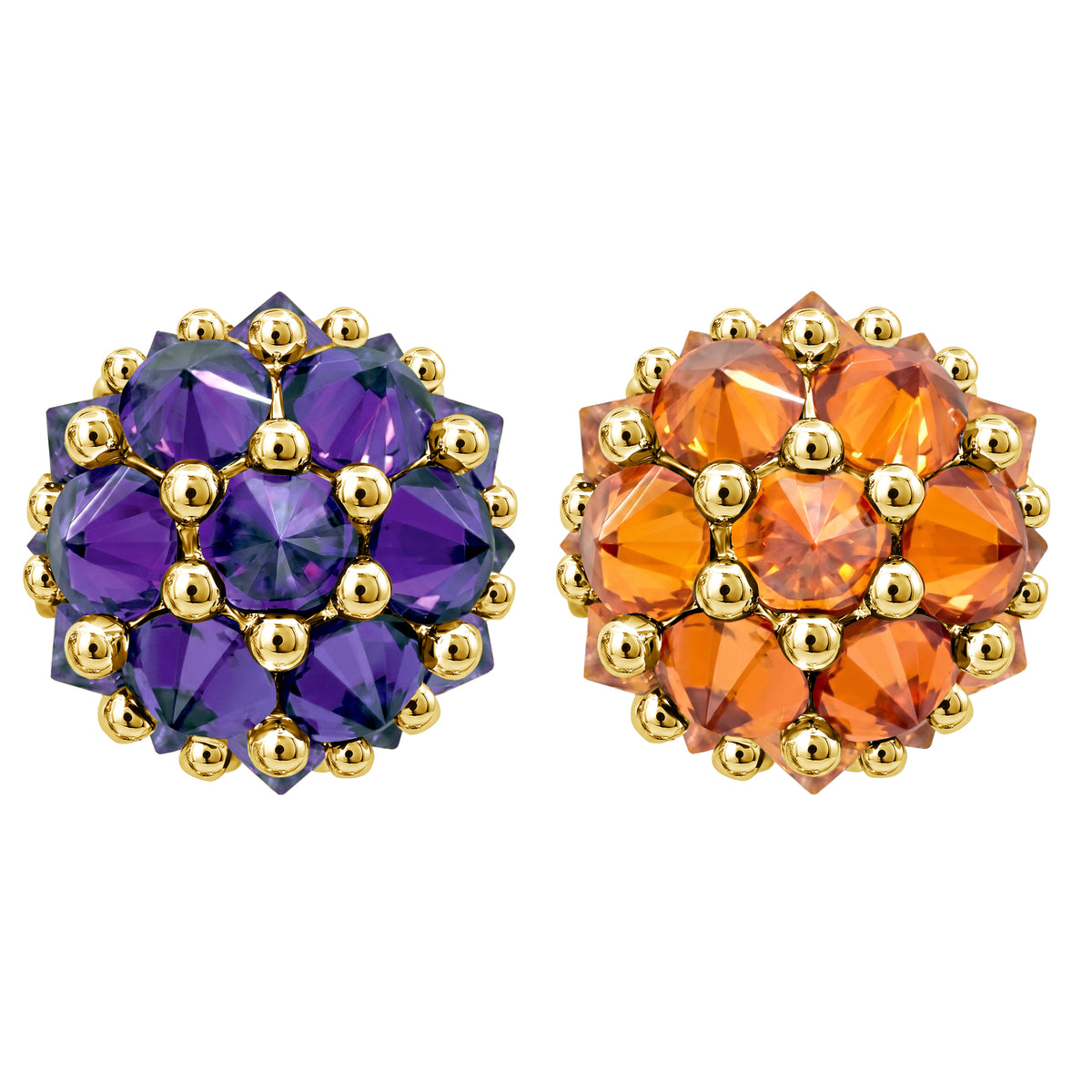 Pompom Flowers Earrings