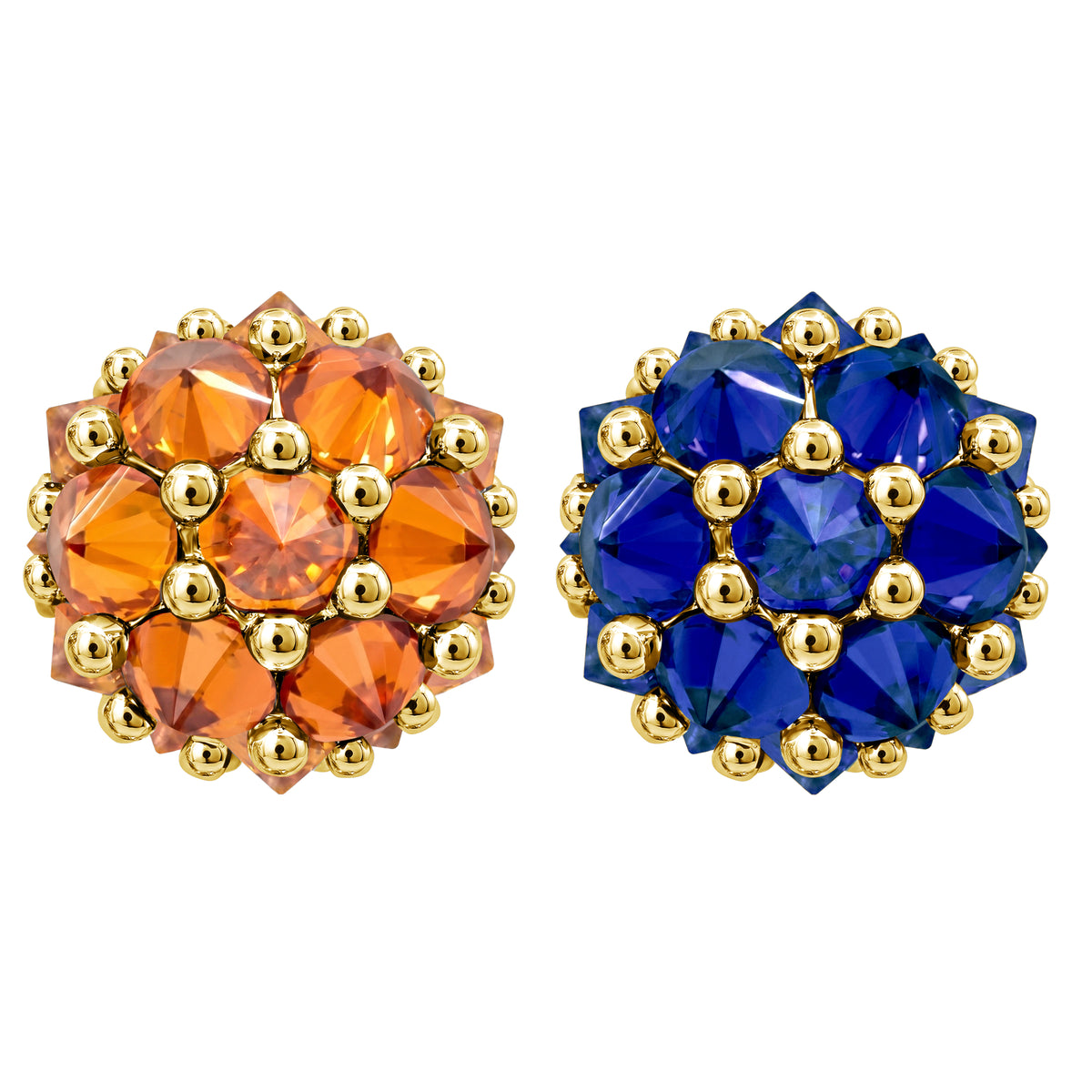 Pompom Flowers Earrings