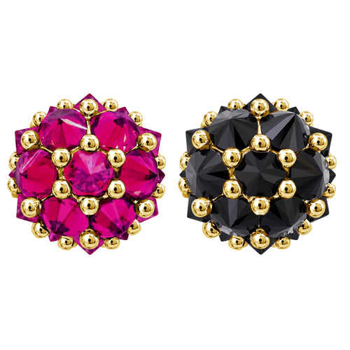 Pompom Flowers Earrings