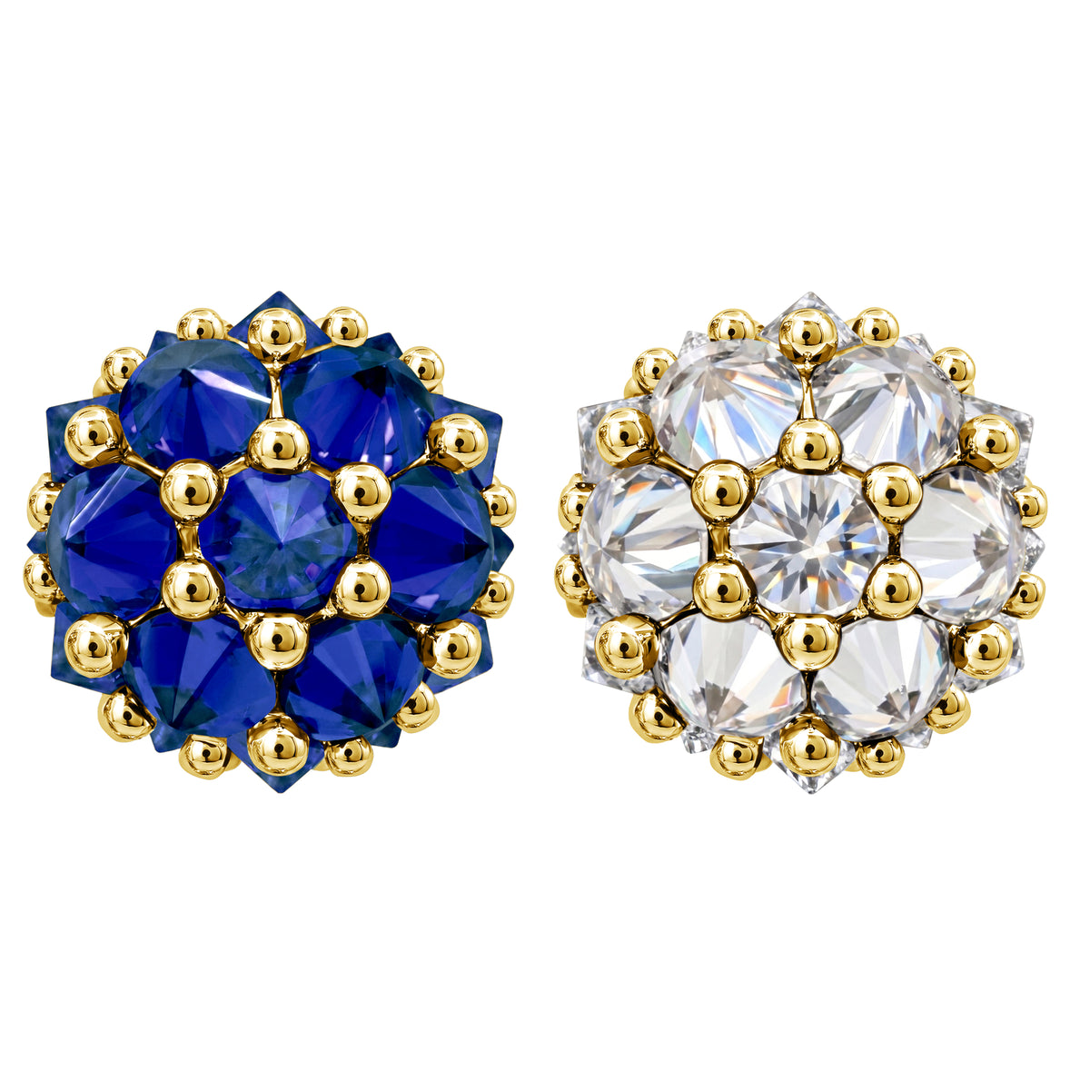 Pompom Flowers Earrings