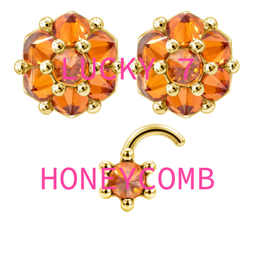 Earrings Nose Stud Set
