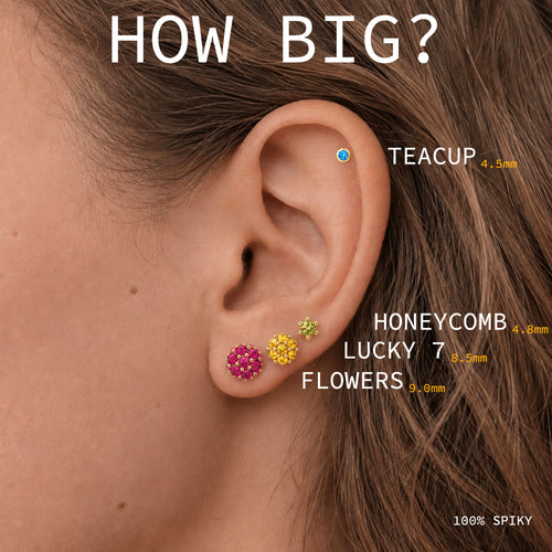 HONEYCOMB Ear Stud